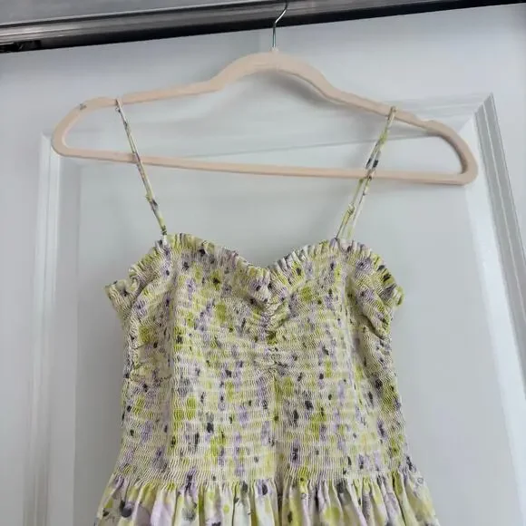 Bundle of (2) Floral Sundresses Sz S Feminine Smocked H&M / Who What Wear - Picture 6 of 13